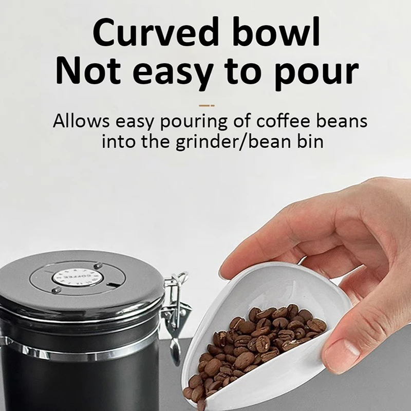 Plateau à mesurer les grains de café, plat à grains en céramique, tasse à mesurer en céramique pour poudre de café, accessoires pour café et thé pour la maison et le Restaurant