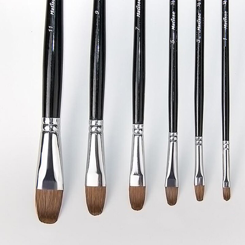 Legno Acquerello Pennello Da Disegno Pittura Rifornimenti di Arte della Penna Della Spazzola Artista Pennelli Pittura A Olio Vernice Acrilica spazzola impostato