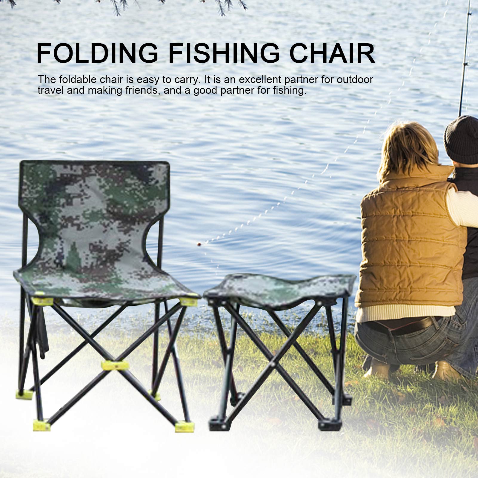 Folding Table Chair Outdoor Portable Camping Folding Table Chair Set Beach Chair Picnic Folding Table Travel Folding Chair