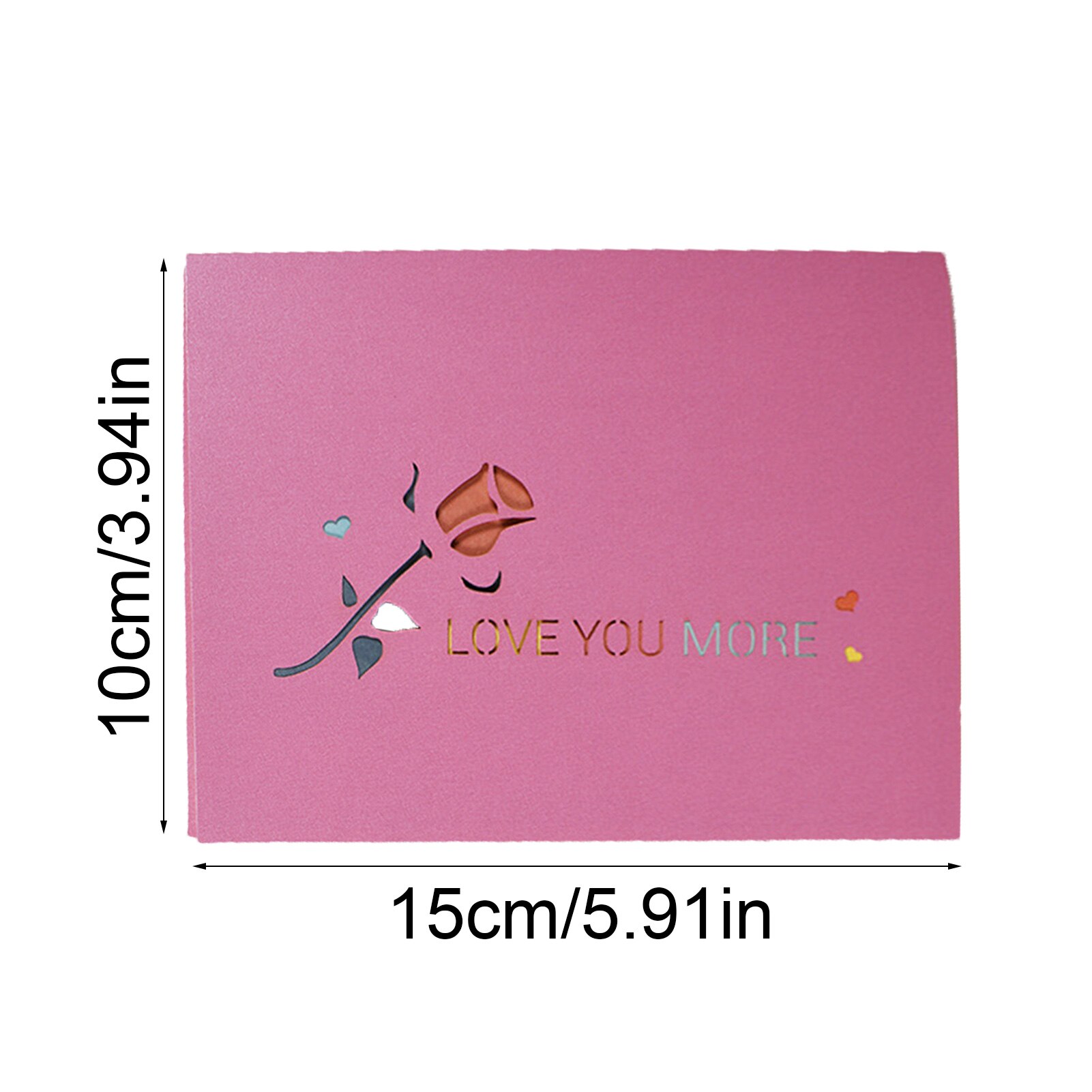 Valentine's Day Greeting Card Exquisite Pop Up Card Greeting Card for Valentines Day