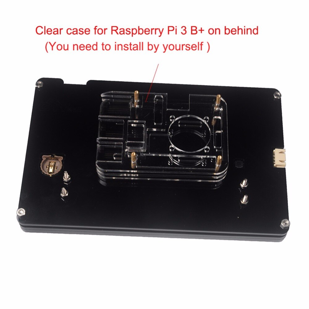 Acryl Zwart Case Voor Nextion Verbeterde Display Module 2.4/2.8/3.2/3.5/4.3/5.0/ 7.0 Inch Acryl Nextion Case