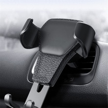 Universele auto mobiele telefoonhouder voor telefoon in de auto ventilatierooster montage niet-magnetische standaard mobiele auto zwaartekracht autobeugel