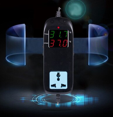 Heating and Cooling Digital Temperature Controller Thermostat,AC 90V-250V Smart Digital Thermostat Regulator,Home Brewing Tools