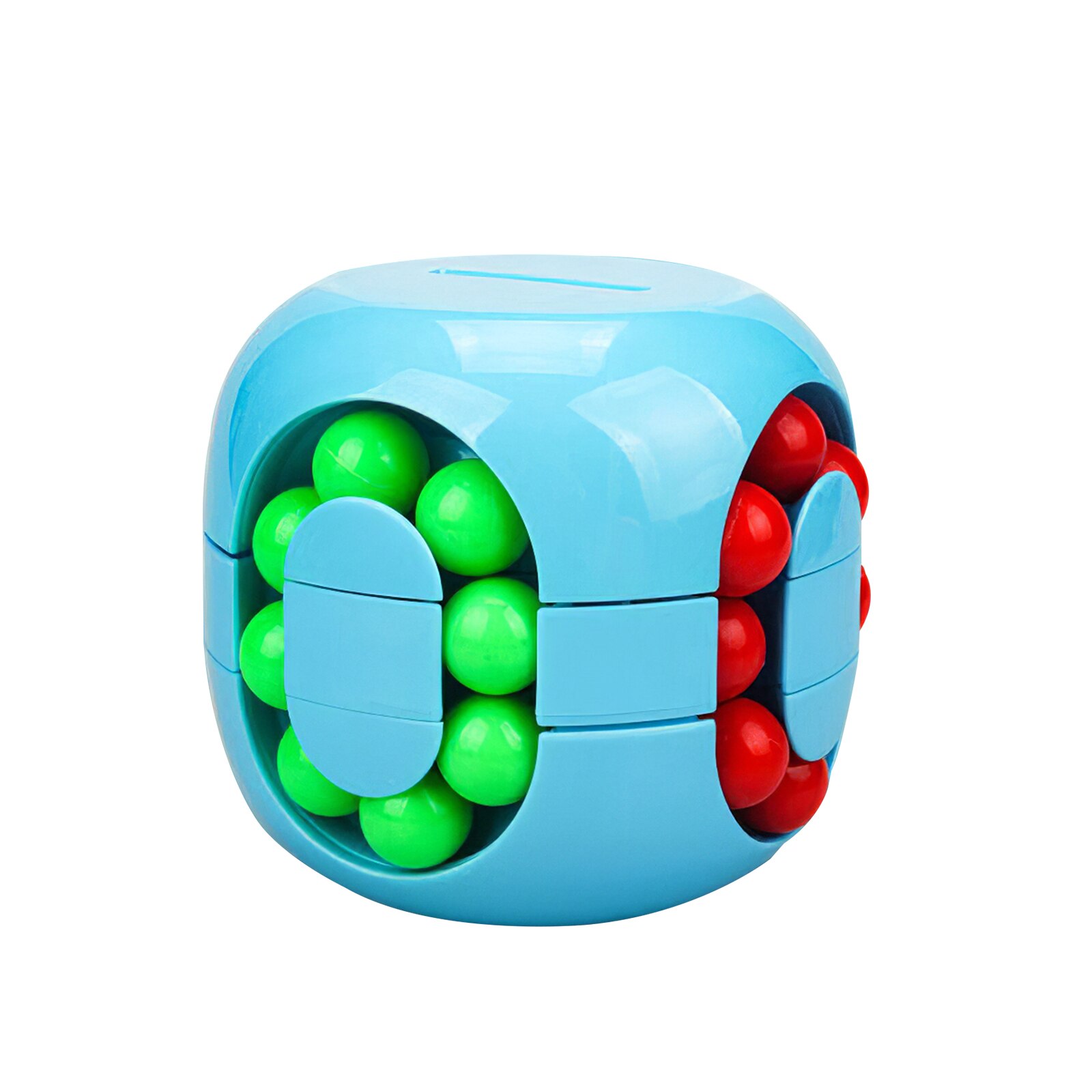 Little Magic Bean Speelgoed Gekleurde Bead Roterende Speelgoed Vingertop Gyroscoop Stress Cube Kinderen Educatief Spin Speelgoed: C