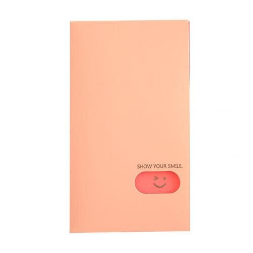 Portable 120-Pocket Album Photocard Business ID Name Cards Holder Organzier: Pink