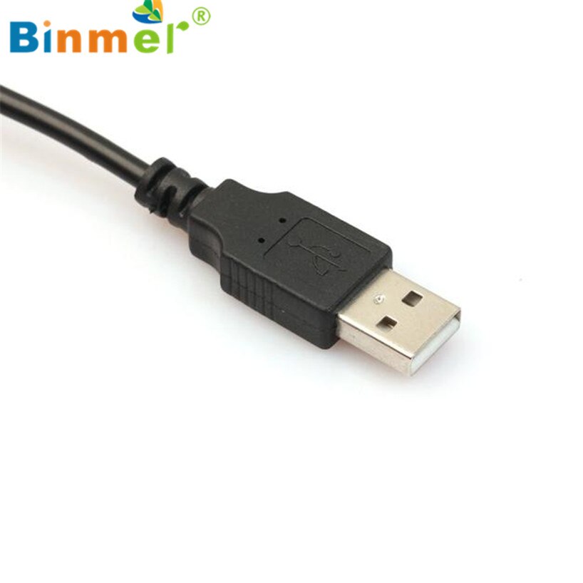 Binmer 1PC 2ft/60cm Black USB Male to A Female Extension Extender Data M/F Adapter Cable Free shiping USB Adapter Sep 12