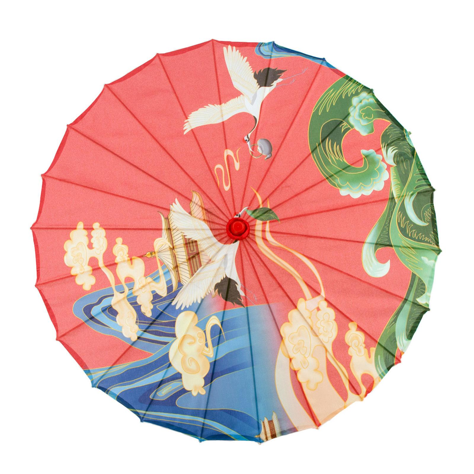 Parasol huilé fait à la main, parapluie de danse classique, art chinois et japonais, mariage, 32 po