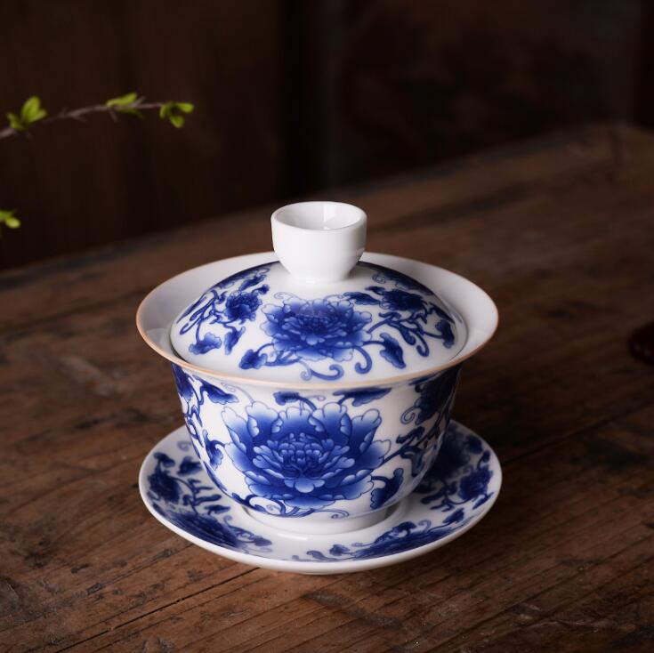 180ml kreativitet teservis gaiwan keramiska teserviser kung fu teceremoni skål teset tillbehör dekoration tillbehör hantverk