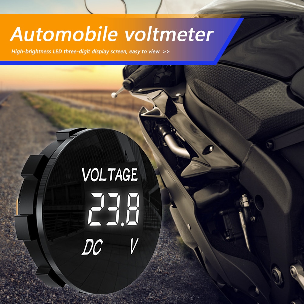 D3 DC 12V-24V Voltmeter Spannung Meter Tester Digital Tafel LED-anzeige Für Auto Auto Motorrad Stiefel ATV Lkw umrüsten Zubehör