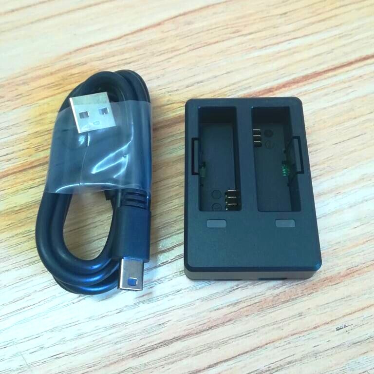 Sjcam Accessoires 2Pcs Originele SJ6 Batterijen Oplaadbare Batterij + Dual Charger + Battery Case Voor Sjcam SJ6 Legend Sport camera