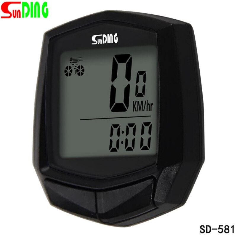 Waterproof Bicycle Wired Computer Speed Detector With LCD Digital Display Odometer Speedometer Cycling Accessories
