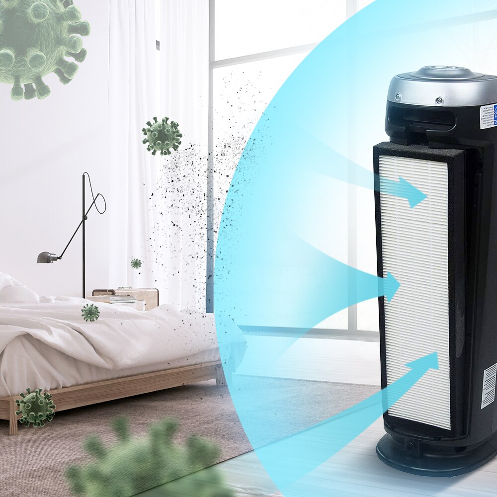 Filterhualv véritable filtre HEPA remplacement pour germe gardien purificateur d'air AC4300BPTCA, AC4900CA, AC4825, AC4825DLX, AC4850PT, CDA