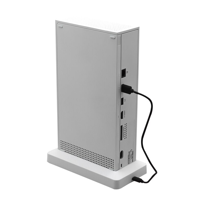 1Pc Dual Koelventilator Verticale Stand 2 Usb-poorten Opladen Met Touch Schakelaar Voor Xbox Serie S Game Console witte Fans Accessoires