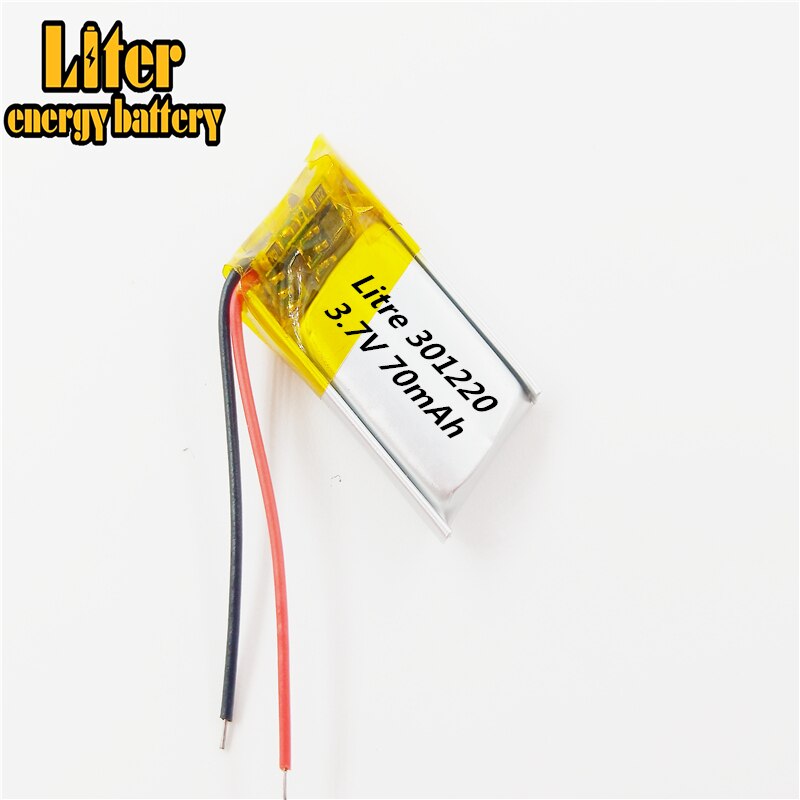 301220 3.7V 70mAh 301020 301120 301221 Lithium Polymer Li-Po li ion Rechargeable Battery cells For Mp3 MP4