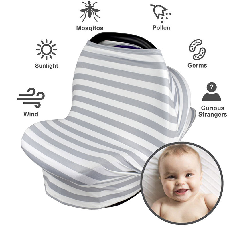Amme amning beskyttelse til beskyttelse af personlige oplysninger baby tørklæde spædbarn autostol klapvogn amme tørklæde ammebetræk baby shopping sæde