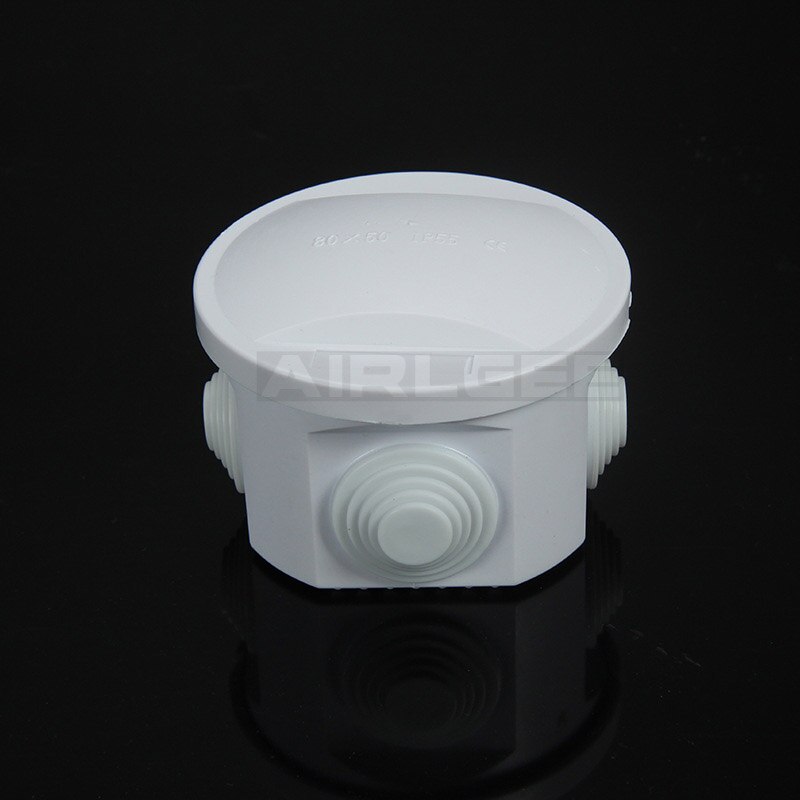 ABS Plastic IP65 Waterproof Junction Box DIY Outdoor Electrical Connection Box Cable Branch Box 200x100x70mm