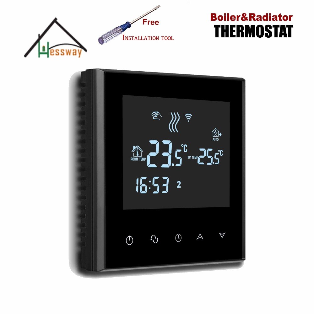 EU programmable thermostat thermostatic radiator valve for Linkage Controller Passive contact