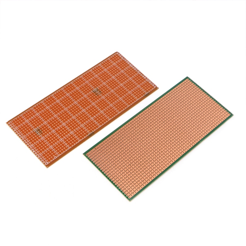 Platine simple face Circuit imprimé non coupé | 5 pièces 6.5x14.5cm
