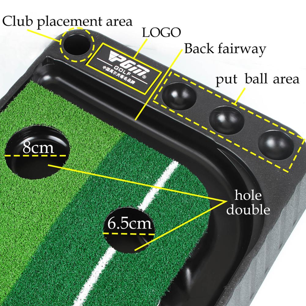 Portable 3m/2.5m Indoor Golf Putting Green Swing Trainer Set Putter Fairway Lawn Golf Training Aids Office Home Mat Accessories