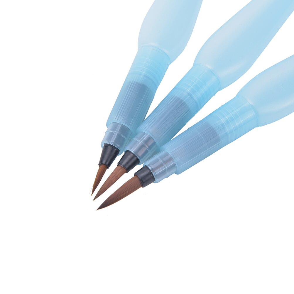 3pcs/set Large Water Brush Paint Brush Waterbrush Water Tank Calligraphy Watercolor Watercolor Brush Paint Brushes