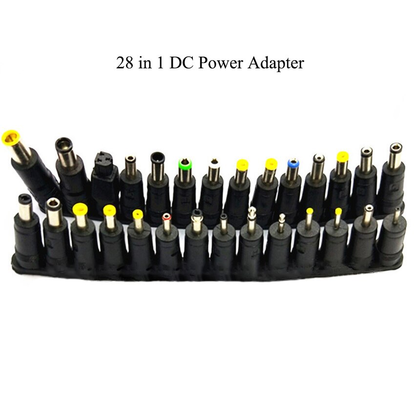 28 Stks/set Universele Power Adapter Conversie Plug Dc Power Adapter Dc 5.5*2.1 Mm Vrouwelijke Adapter Converter Voor Laptop notebook