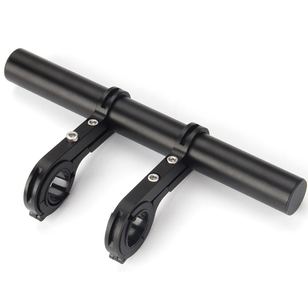 Bike Headlight Clamp Extension Bracket Multifunction Bicycle Handlebar Extender Biking Portable Dustproof Cycling Parts: Black