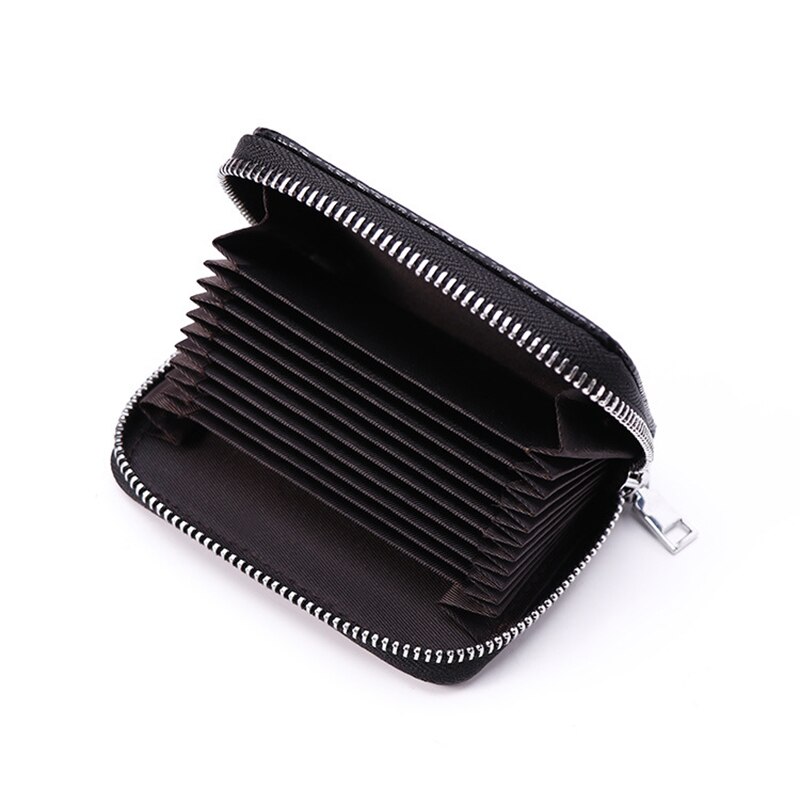 1 Pc portfele damskie PU etui na karty kredytowe zamek błyskawiczny cienka kieszeń torebka portfel mężczyźni moda wysokiej jakości portmonetka nowy 2020 gorąca sprzedaż