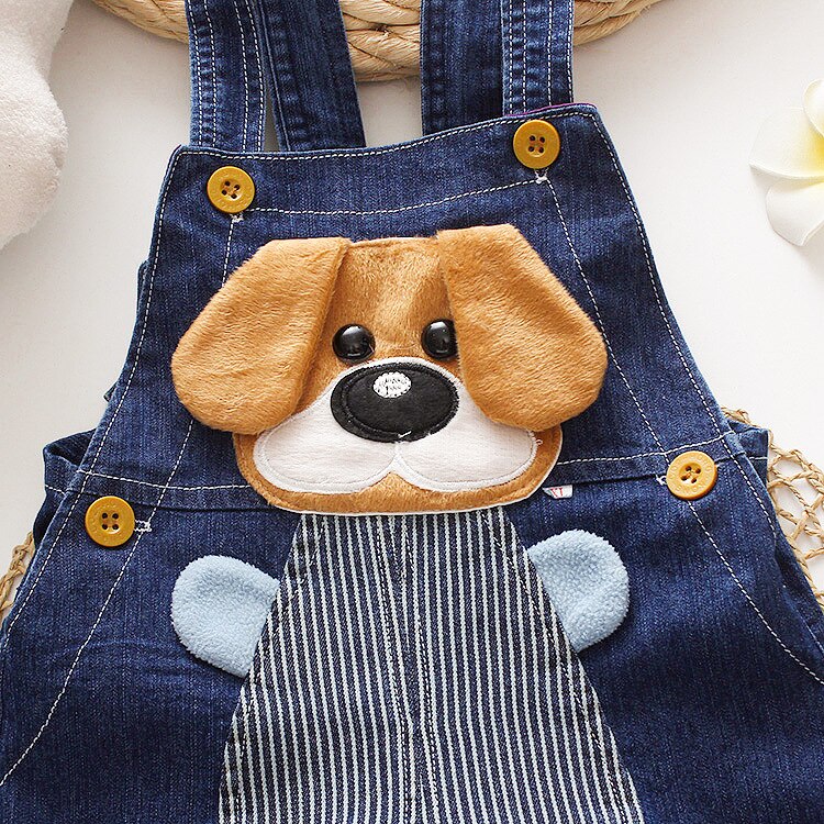 Pantalon en Denim pour bébés, salopette pour enfants de 1 à 3 ans,
