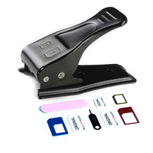 De Sim Normale Micro Sim Nano Sim Card Cutter Snijders Voor Ipone Iphone Se 5 5S 6 6S Card Adapter Eject Pin Cortador De Chip