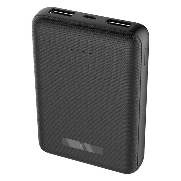 Power Bank Ksix 10000 Mah Zwart