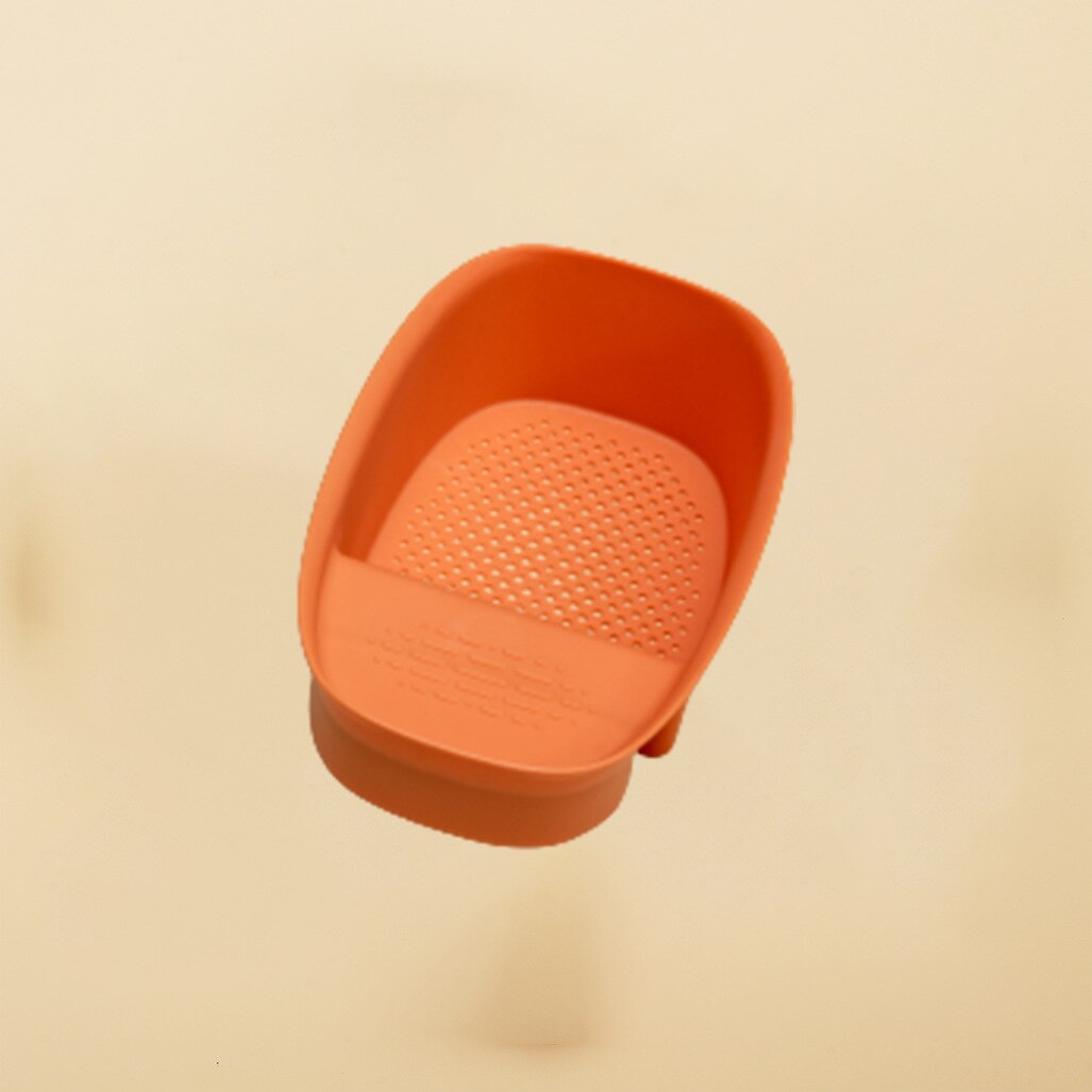 Schutt Gestell Hängende Lagerung Korb Küche Waschbecken Abfluss Gestell Tragbare Heimat Küche Werkzeug Schwamm Seife Kunststoff Wasserhahn Veranstalter Regal: Orange