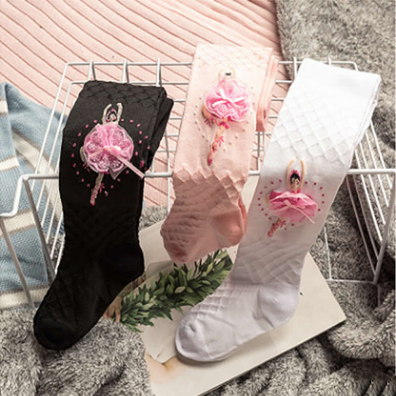 Meshes flicktrosor för babydockor flickor balettstrumpbyxor pojkar söt spets flicka magi baby flickor strumpor stil tights säsong