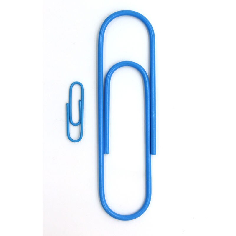 Clips de papel de colores variados, Clip de Metal grande para estudiantes, accesorios de oficina, marcador, 12 unids/lote, 100MM