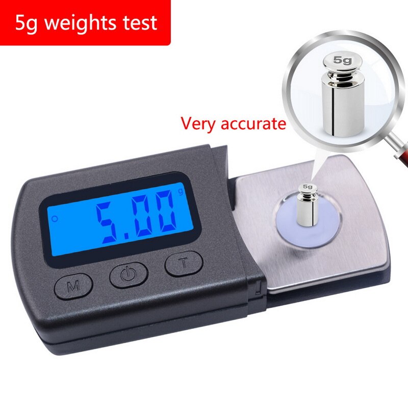 0.001g precisionsvågar 100g /50g lcd digital våg för smycken diamant guld medicinsk lab milligram gram elektronisk: 5g-0.01g