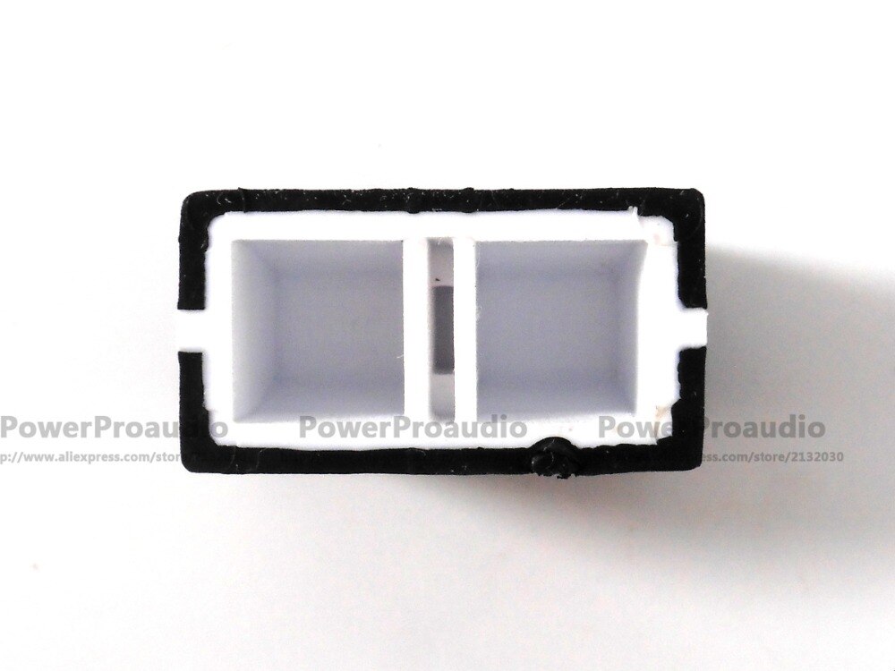 50 Stuks Kanaal Crossfader Fader Cap Knop Voor Rane 56 57 61 62 64 68 (Zwart)