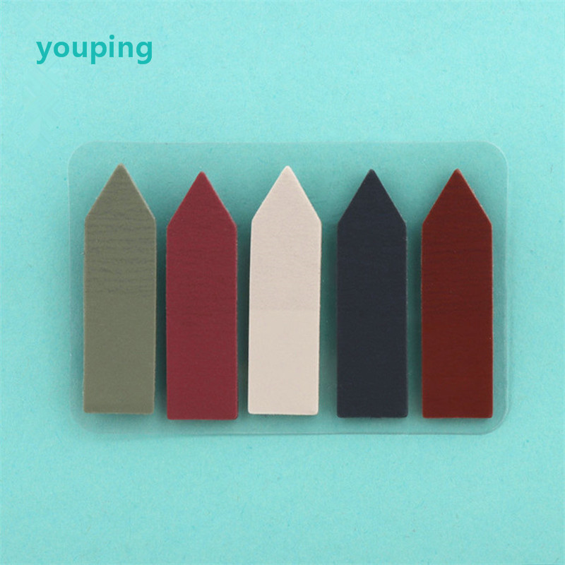 Notes autocollantes transparentes pour bloc-notes, marqueur de signet, mémo autocollant, papier de bureau, fournitures scolaires pour étudiants: Bleu