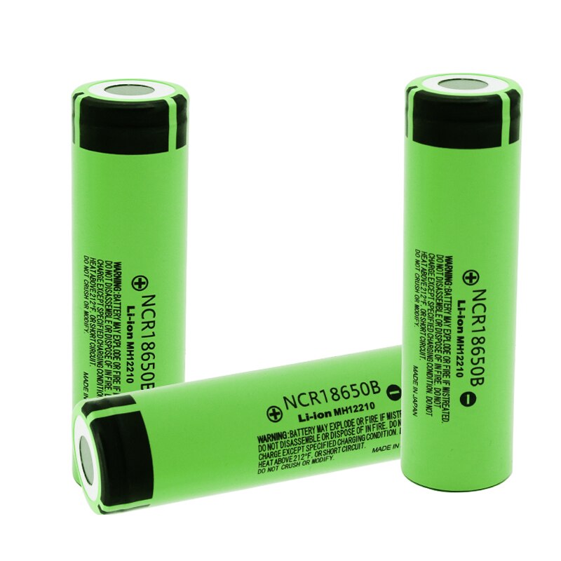 100% Original 18650 battery NCR18650B 3.7 v 3400mah 18650 Lithium Rechargeable Battery For Flashlight batteries