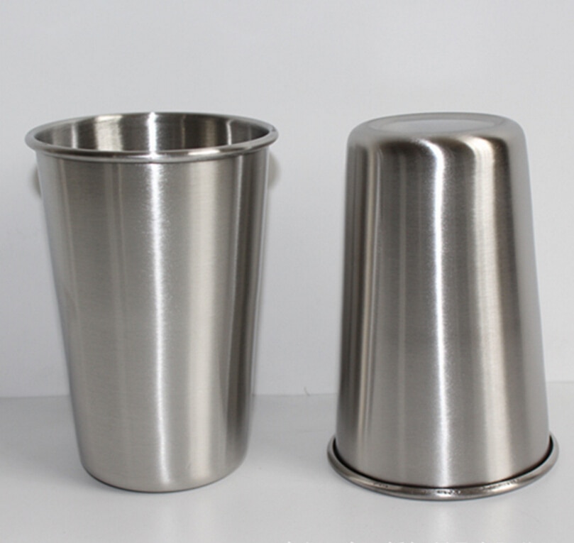 good 304 stainless steel cup beer milk tea juice cold drink cup 500 ml