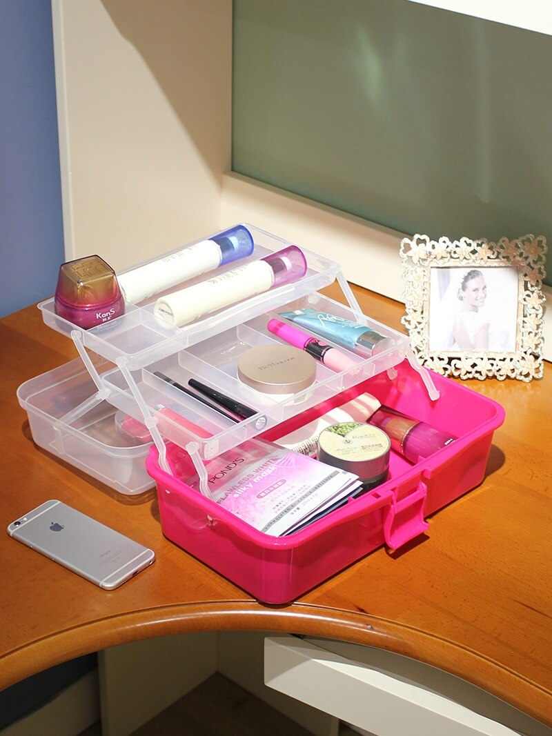 Chest Portable Tool Box Cabinet Storage Handle Plastic Tools Box Organizer Caixa De Ferramentas Tool Storage EA60GX