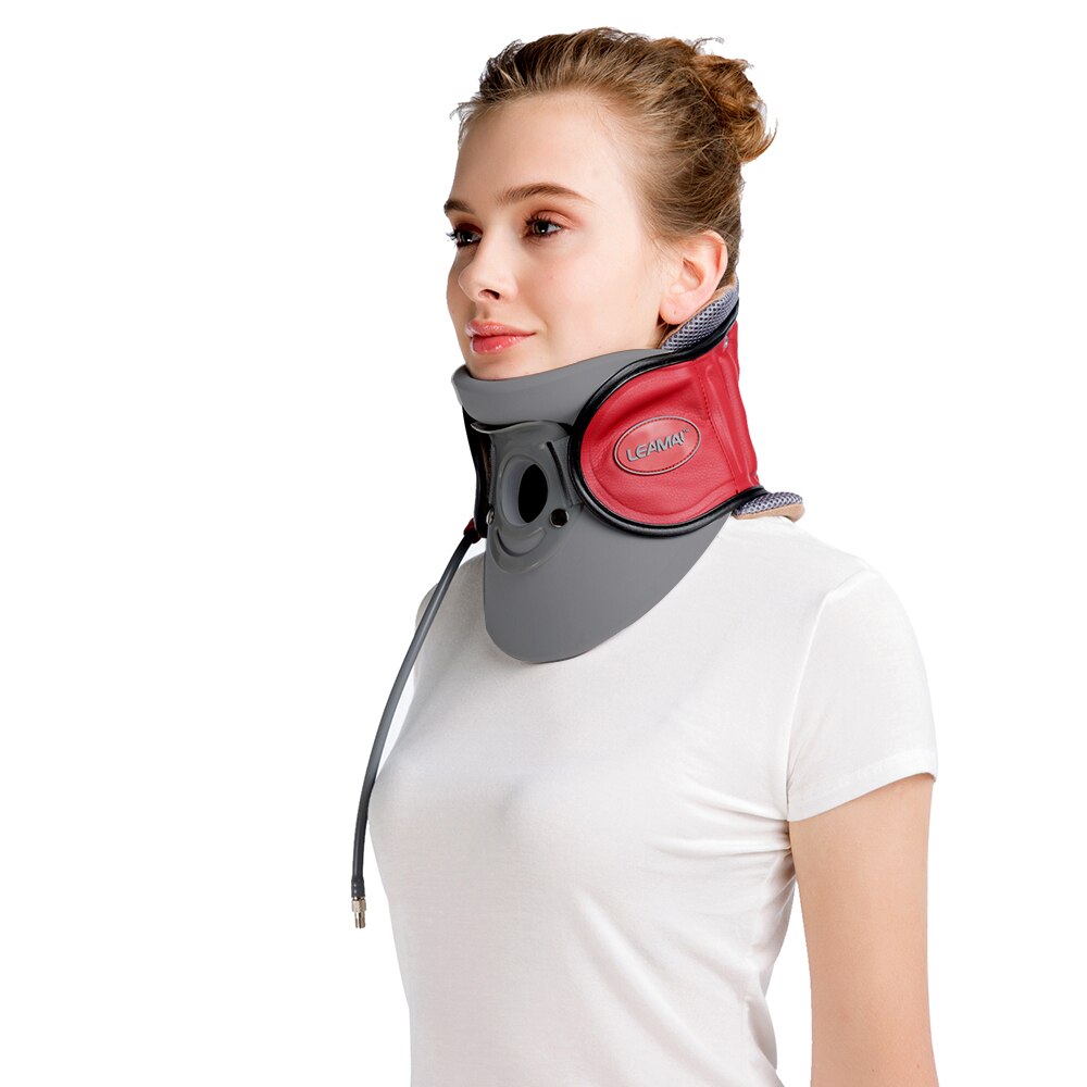LEAMAI Inflatable Cervical Neck Traction Device Orthopedic Pillow Pain Stress Relief Neck Stretching Neck Collar Support Brace