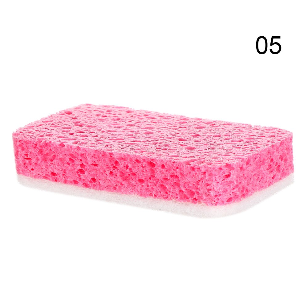 Schotel Loofah Spons Biologisch Afbreekbaar Schrobben Kokos Sponzen Kokosnoot Houten Pulp Schuursponsje Fiber Scrubber Voor Keuken: 5-Sponge