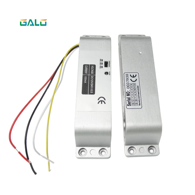 800 kg 1800lbs 4 Line Electric Bolt Lock met Deur Staat Detectie Uitgang Punt en Timer Bolt Lock Fail -veilig Elektrisch Slot