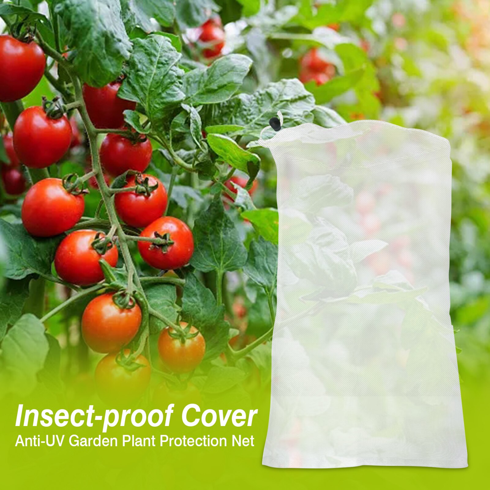 10PCS Netting Bags Garden Fruit Cover Bags For Grape Fig Flower Seed Vegetable Plant Protection Net From Insect Mosquito Bag