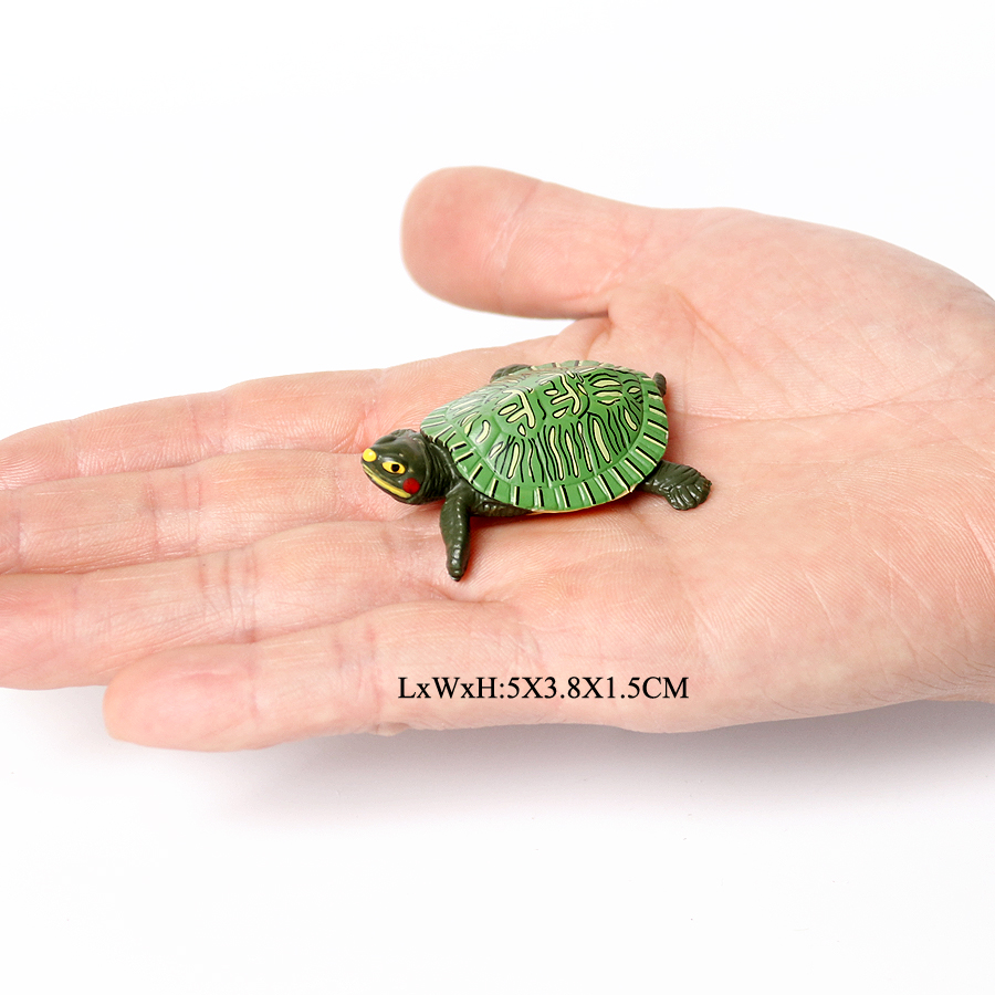 Realistische Plastic Zeeschildpad Levensechte Schildpadden Oceaan Dier Kleine Schildpad Beeldjes Voor Party Favor Decoratie Educatief Speelgoed: NO.12