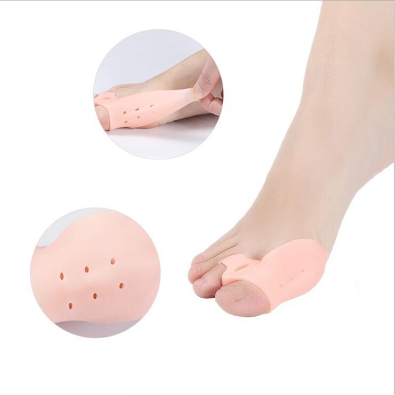 Silicone gel bunion splint big toe separator Overlapping spreader feet care corrector aligns health hallux valgus MR038