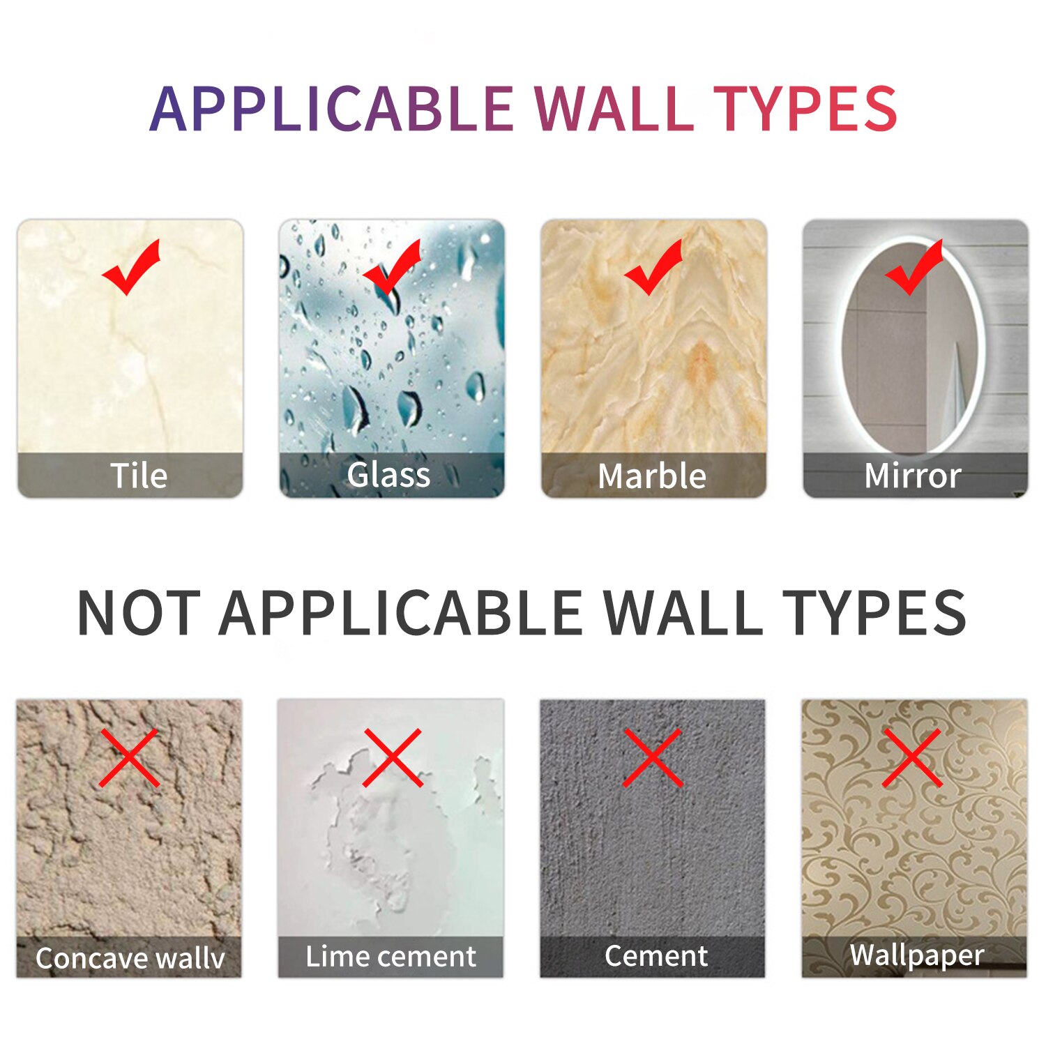 Universal Adjustable Shower BracketBathroom Strong Vacuum Suction Cup Shower Holder Wall Mounted Hand Shower Bathroom Accessory