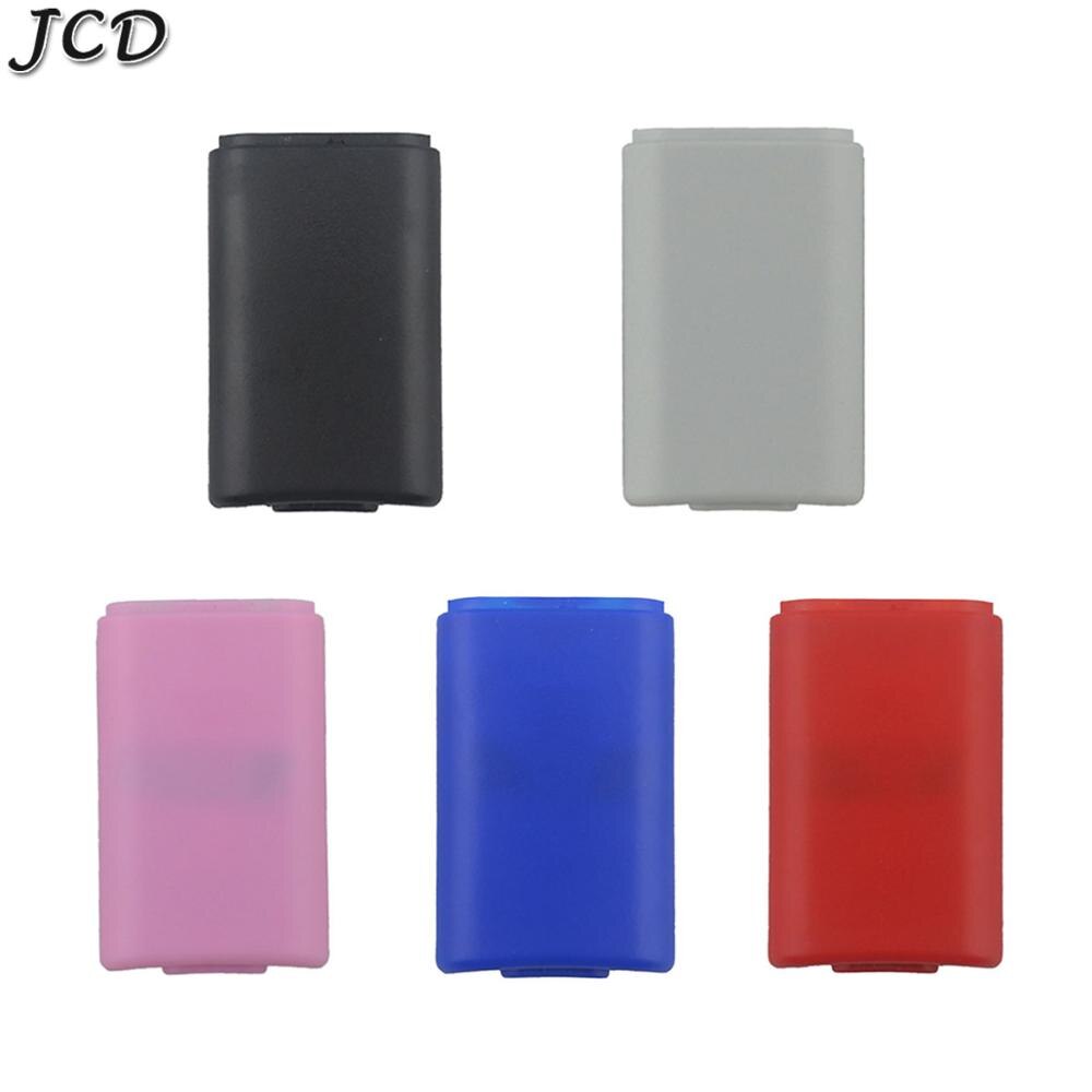 Jcd Zwart/Whit/Roze/Blauw/Rood Batterij Cover Shell Case Kit Voor De Xbox 360 Remote Draadloze controller Joystick Gamepad Joypad