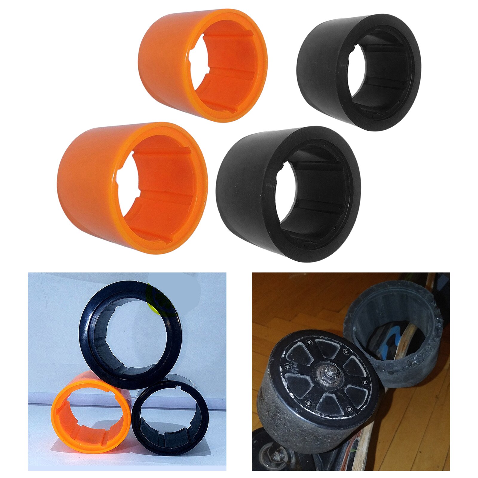 DIY elektryczny skuter silnik piasty koła moc montaż osi wymienna skóra opony elektryczna deskorolka akcesoria robić silników