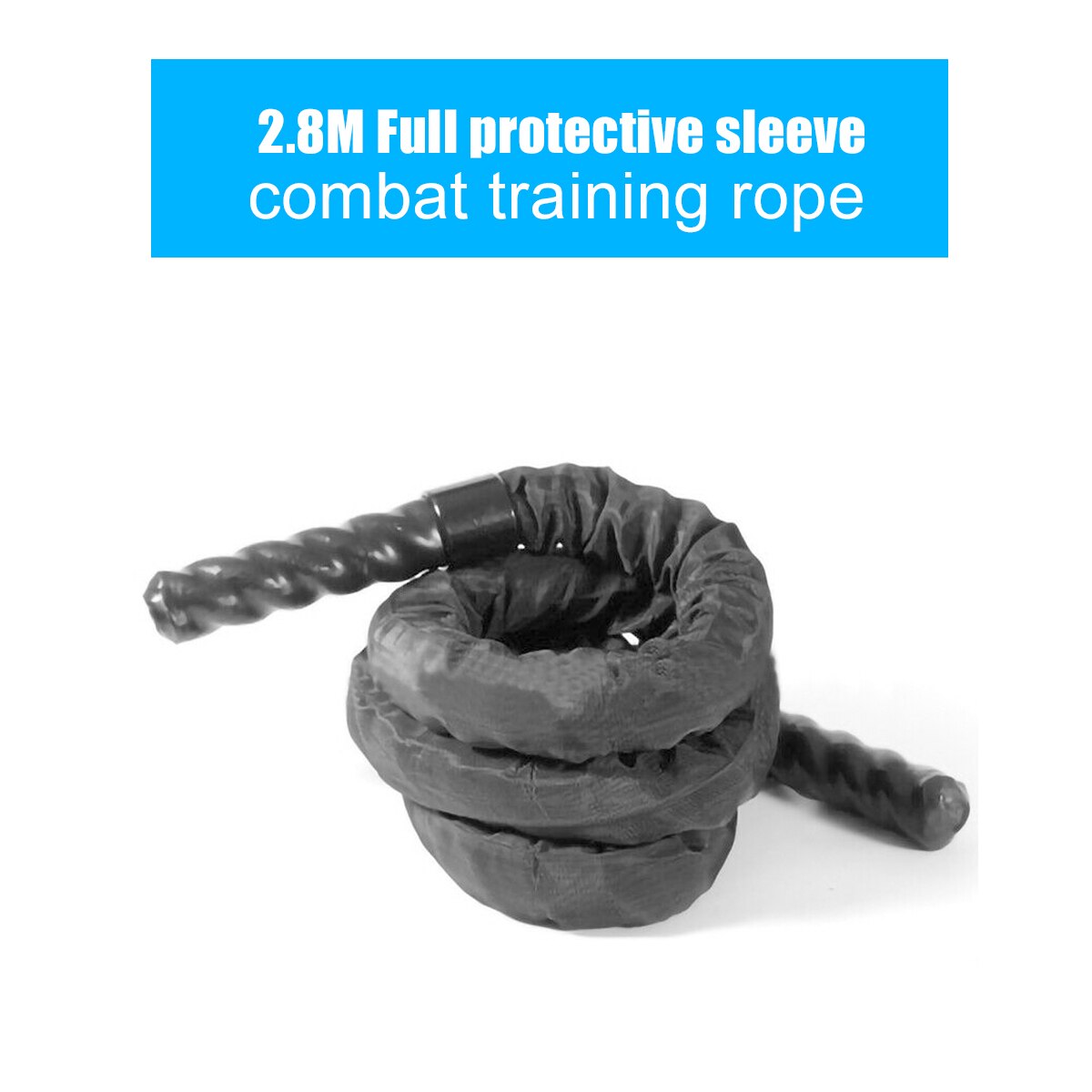 25mm Fitness Heavy Jump Rope Crossfits Weighted Battle Skipping Ropes Power Training Improve Strength Muscle Fitness Equipment: Package C 3