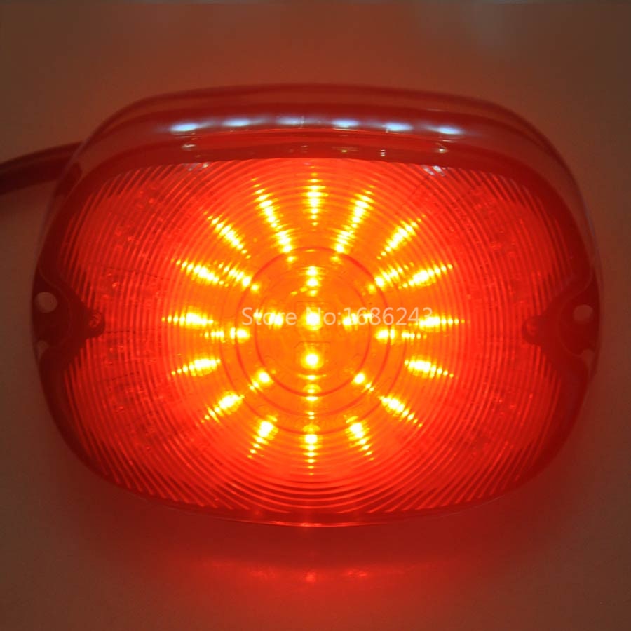 LED Brake Achterlicht Kentekenverlichting Past Voor Harley Sportster 883 1200 XL Touring Softail Dyna Electra Glide Achterlicht